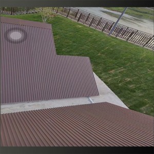 Panouri din aluminiu pentru acoperișul marelui perete-Proiectare în formă cu proprietăți de izolare a căldurii