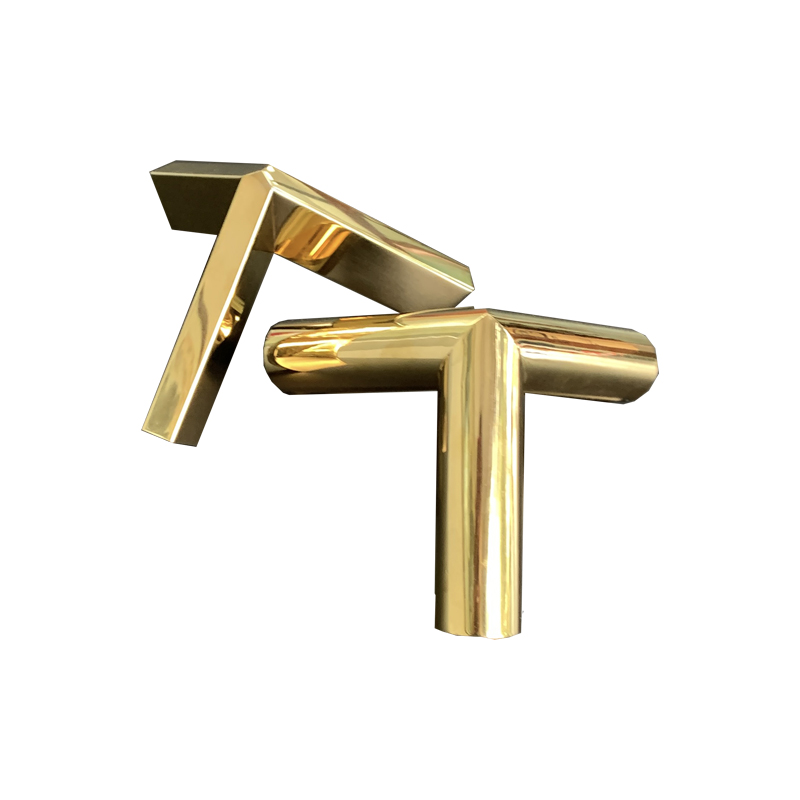 Zotye din oțel inoxidabil Electroplate Triangular trei-Ornament de suport ridicat dimensional