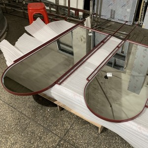 Lampa integrată din oțel inoxidabil Zotye și oglindă inteligentă din oțel inoxidabil electroplatat personalizabil