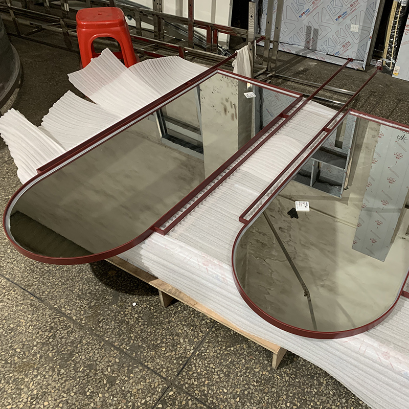 Lampa integrată din oțel inoxidabil Zotye și oglindă inteligentă din oțel inoxidabil electroplatat personalizabil