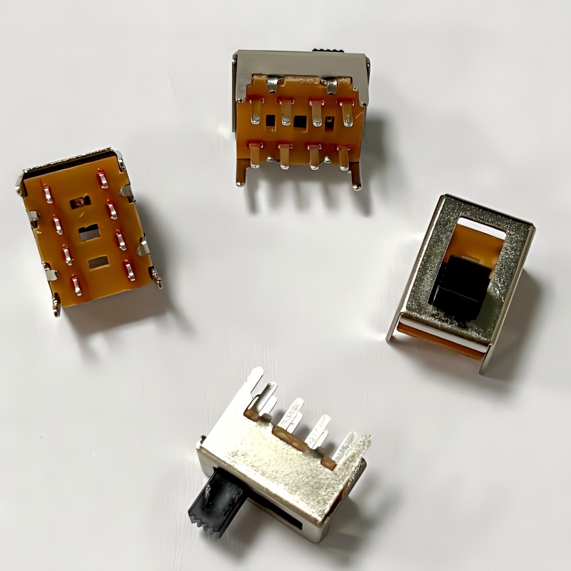 comutator glisant SS23F06 3-pozitia, 10-design pin pentru lumini LED -- Dongguan Factory Direct